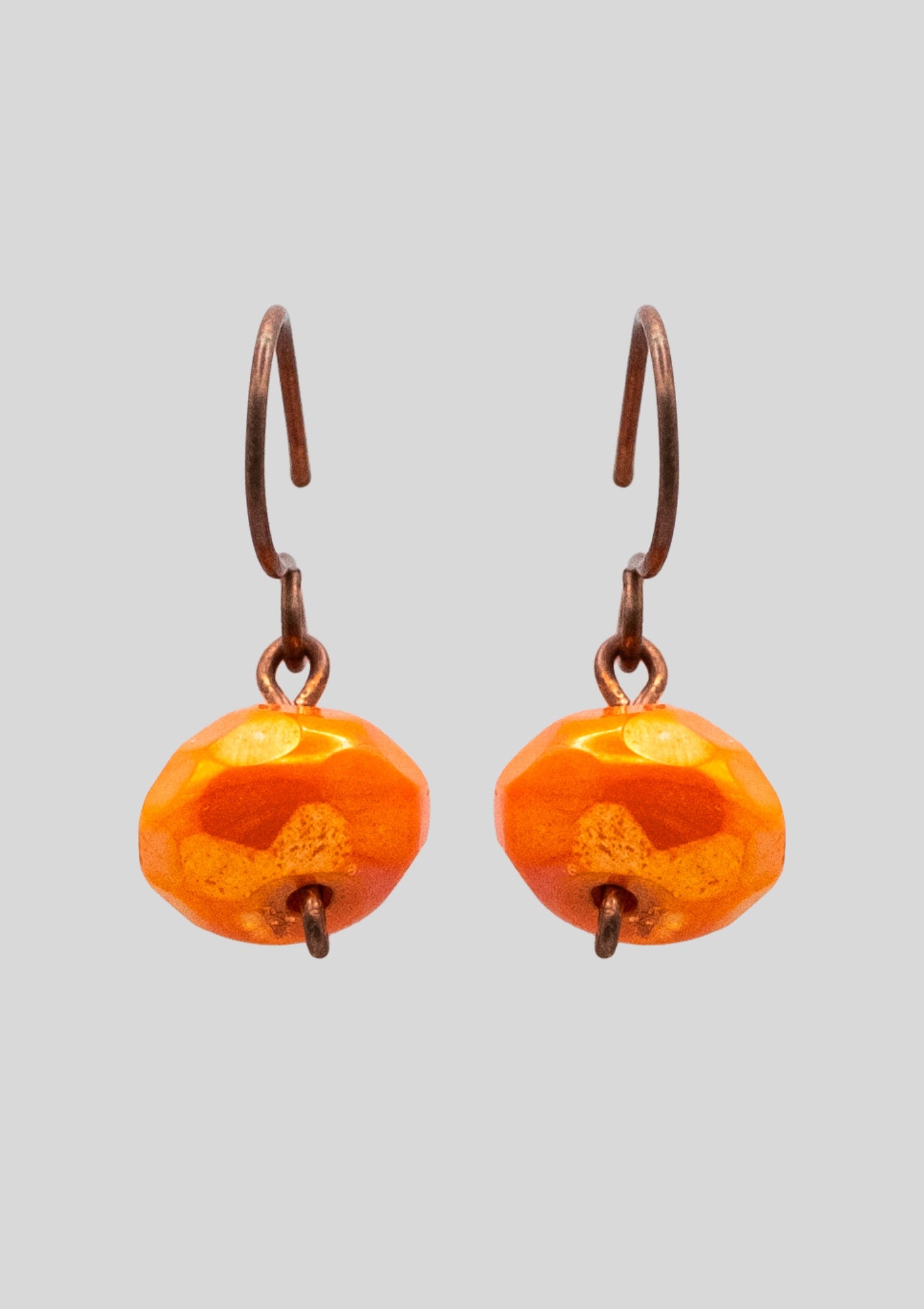 Golden Hour: Copper Drop Earrings