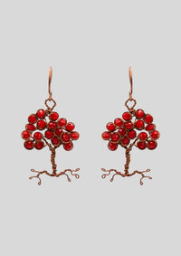 Ember Root and Reverie: Copper Dangle Earrings