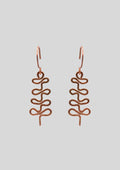 Little Fern: Copper Dangle Earrings