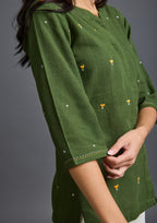 Athena Hand Embroidered Shirt