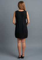 Grishma Shift Dress - Black