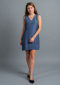 Grishma Shift Dress - Denim