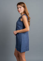 Grishma Shift Dress - Denim