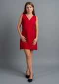 Grishma Shift Dress - Cardinal Red