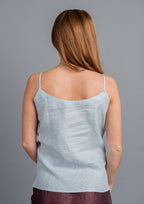 Moolah Embroidered Linen Top