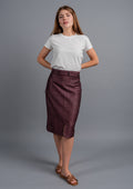 Indra Linen Blend Skirt