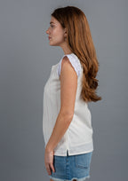 Hamsa Flutter Sleeved Top