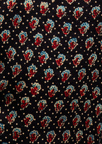Ajrak Printed Top - Crimson