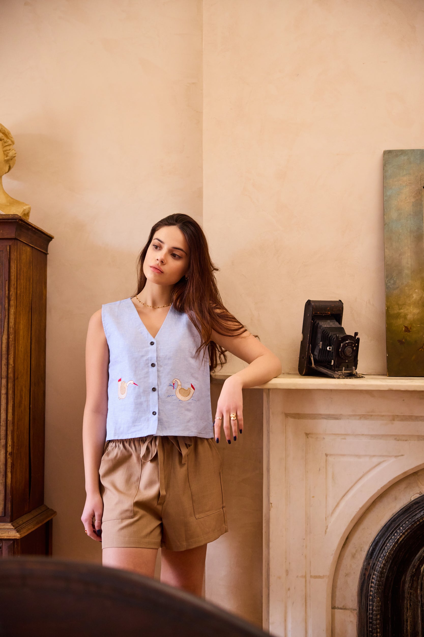 Tranquility Linen Vest