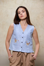 Tranquility Linen Vest