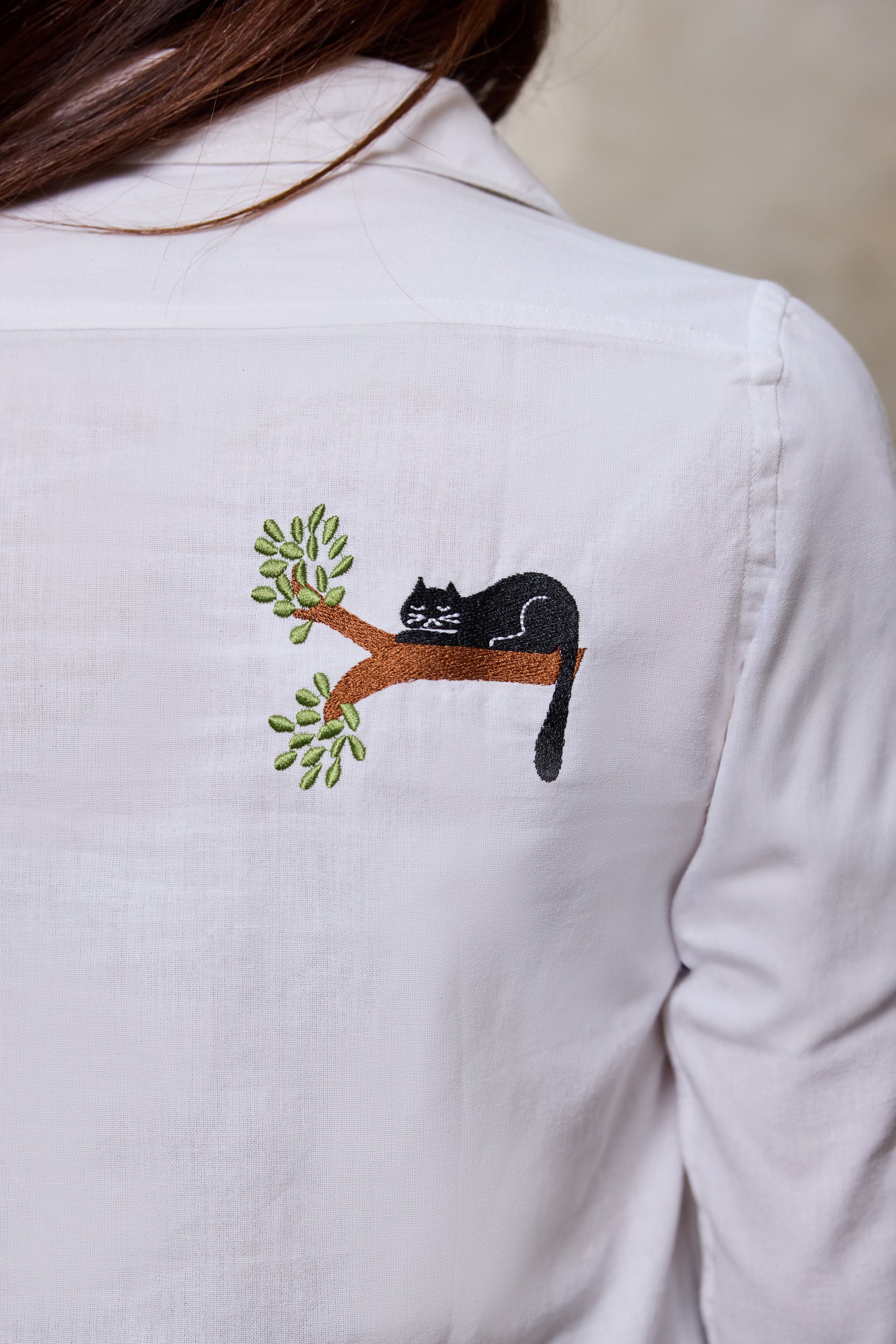 Epiphany Cotton Embroidered Shirt