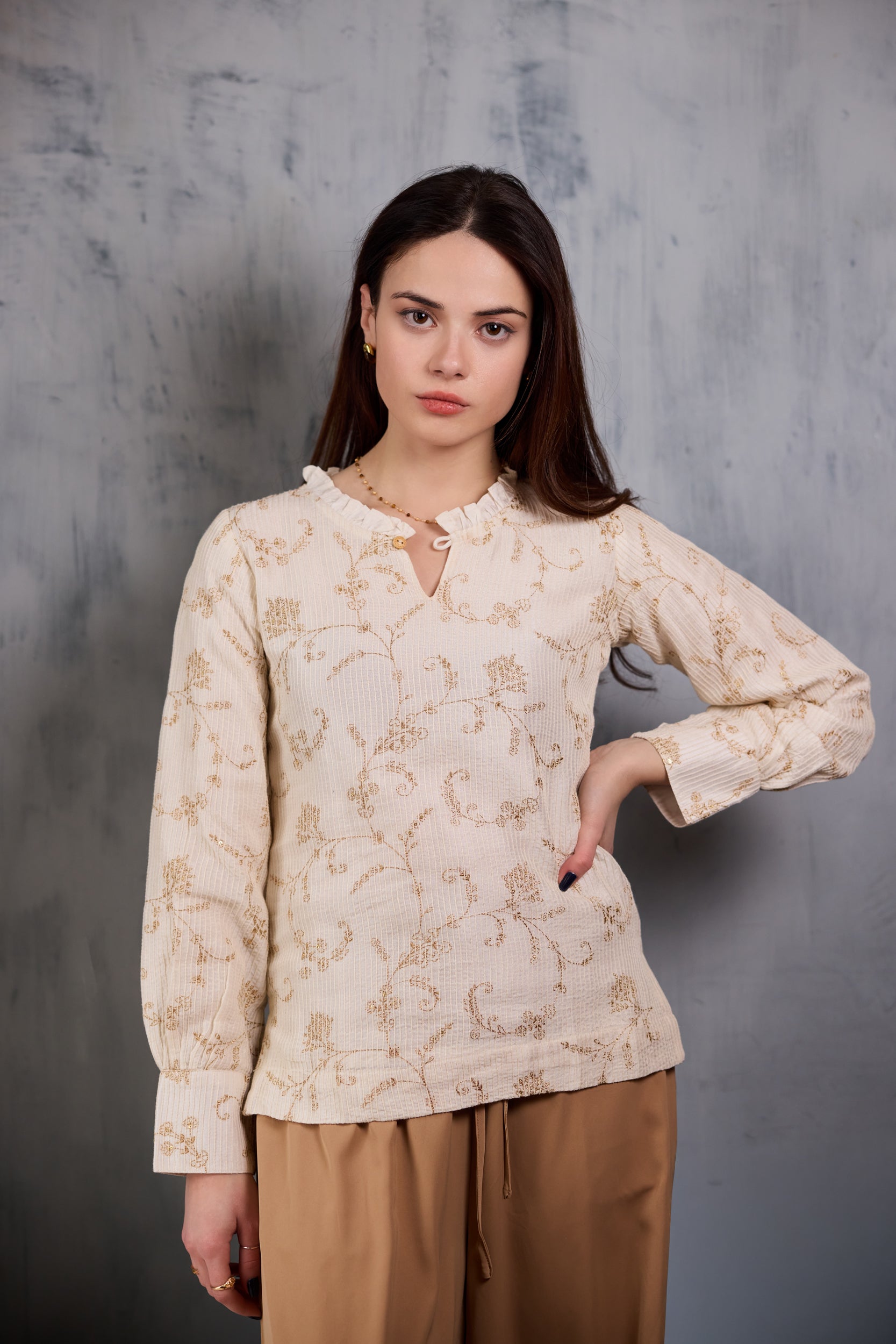 Tara Embroidered Blouse