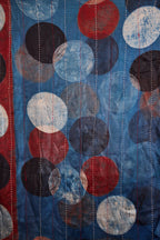 Oob Hand Embroidered Modal Silk Scarf - Indigo Moon
